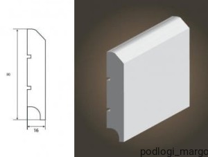 Listwa przypodłogowa Wilgocioodporna Lagrus Classic 45