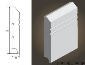 Listwa przypodłogowa Wilgocioodporna Lagrus Nova 45