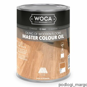 Olej do podłóg Woca Master Colour Oil White 1l  - biały