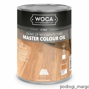 Olej do podłóg Woca Master Colour Oil Extra White 1l  - biały 