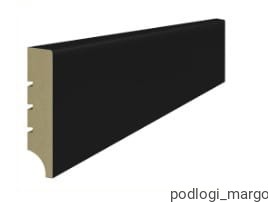 Listwa przypodłogowa Czarna Lagrus Plus Classic R1 RAL 9005