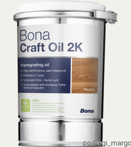 Olej do drewna Bona Craft Oil 2K Invisible (Niewidzialny) 1,25l  