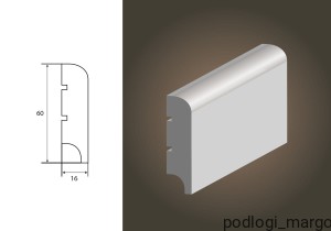 Listwa przypodłogowa Lagrus Plus Basic R10 Wilgocioodporna