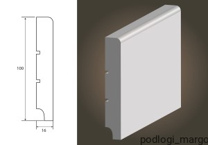 Listwa przypodłogowa Lagrus Standard 100 R5